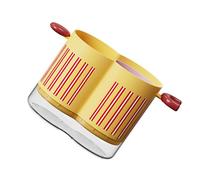 jiingekk Organiseur pour accessoires de cuisine peu encombrant avec compartiments divisés, hygiénique, résistant à l'eau, support d'ustensiles de construction, organisateur moderne de comptoir de