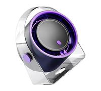 jiingekk Petit ventilateur de bureau pratique, sans pales confortable, rechargeable, texture ABS, pour table et mur, refroidissement USB