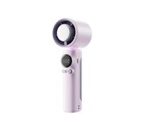 jiingekk Petit ventilateur portable puissant à main avec compression froide 0-100 vitesses USB rechargeable voyage camping extérieur silencieux pour utilisation au bureau