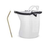 jiingekk Sac à vin en silicone avec paille pour fêtes de piscine, plein air, grande capacité, résistant aux fuites, récipient à boisson avec poignée, 1 pièce., Taille unique