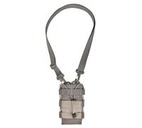 jiingekk Sac de sport étanche au design ergonomique pour bouteille d'eau pour sac à dos de randonnée, vélo, rangement de matériel de camping, organisateur essentiel, Gris avec sangle, Taille unique