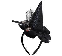 jiingekk Serre-tête de magicien pour Halloween, Cos-play, pour adultes, adolescents, vacances, festival, chapeau de sorcière, bandeau de sorcière