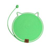 jiingekk Tapis à chat double face avec jouet interactif épais pour chats pour lit ou mur rond