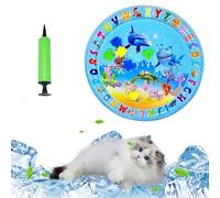 jiingekk Tapis de refroidissement pour chats - Lit gonflable - Pour la sieste - Jouet pour chien
