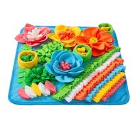 jiingekk Tapis d'entraînement à renifler pour chiens de différentes races - Coloré - Compétences naturelles de recherche de nourriture et réduit l'ennui des animaux de compagnie