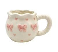 jiingekk Tasse à café en céramique fabriquée à la main avec des nœuds uniques - Tasse à boire en porcelaine pour la maison, le bureau, les voyages - Tasse à café en céramique faite à la main pour