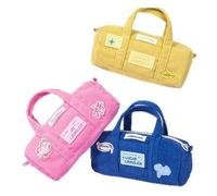 jiingekk Trousse à crayons en velours côtelé de grande capacité pour le bureau, l'école, les étudiants, a