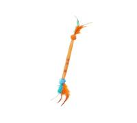 jiingekk Tube élastique en filet pour chat avec couleurs vives et clochettes colorées pour capter l'attention de votre baguette élastique