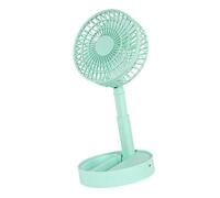jiingekk Ventilateur pliable portable à plusieurs vitesses avec batterie 2400 mAh Puissant dispositif de refroidissement de bureau adapté pour le camping, la salle de classe, ventilateur de