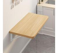 JIiopCFegh Bureau Suspendu, Table Rabattable for buanderie, Cuisine, Bureau, Chambre et Salon(80x60cm31.5x23.6in)