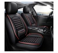 JIIYP Protection Siège Auto Housses Siège Auto Ensemble Complet Protections De pour Qashqai pour Micra pour Note pour X-Trail pour Leaf pour Almera(Red)