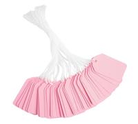 jijAcraft Mini étiquettes de prix étiquettes avec fils : étiquettes roses étiquettes étiquettes étiquettes marchés aux puces 25 × 45 mm étiquettes de prix étiquettes pour étiqueter vêtements, bijoux