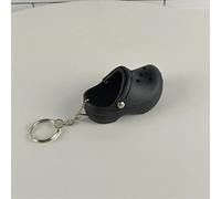 JIJIBA 1PC Mini Slipper Chaussures Porte-clés Mignon 3D Beach Hole Little Croc Chaussure Porte-clés Femmes Sac à Dos Pendentif Porte-clés Bijoux