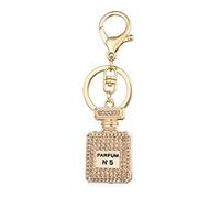 Bijoux de mode Strass Cristal 3 couleurs Bouteille Forme Pendentif Keychain Cadeaux Voiture Sac à main Porte-clés Fête Cadeaux