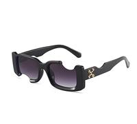 JIJIBA Cool Small Square Lunettes de soleil Femmes Hommes Tendance Rétro Petit Rectangle Lunettes de soleil Candy Couleurs Dégradé Lunettes de soleil Nuances
