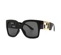 JIJIBA Nouveau carré à Monture épaisse Lunettes de Soleil Femmes Grande Taille Lunettes de Soleil Creux Vintage Shades gafas