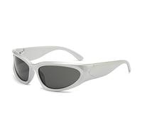 JIJIBA Nouveau Sports Punk Lunettes de Soleil Femmes Marque Designer Carré Lunettes Hommes Lunettes de Soleil de Luxe Miroir coloré Mode Lunettes