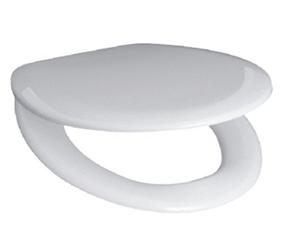 Jika di Laufenb Abattant WC Original avec charnières en PVC adapté pour Les modèles : Zeta, Zeta Plus, Dino, Baltic, Roman, Sam, Lyra New, (kkwc) Neo, Euroline