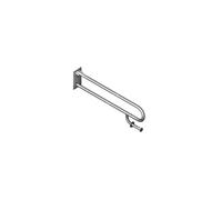 Jika (Groupe Roca) - Poignée pliable pour toilette, 834mm, acier inoxydable (H3897160030001)