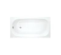 Jika (Groupe Roca) - Riga Baignoire gain de place 150 L, 140 x 70 cm en acier émaillé, sans pieds, blanc (H2340400000001)