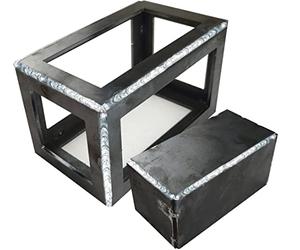 Jikacok Lot de 12 coupons de soudage 7,6 x 12,7 cm pour débutants. Kit d'entraînement de soudage en acier doux de calibre 11. Coupons de soudage pour MIG, TIG Stick, Arc, gaz et brasage (M 12 pièces)