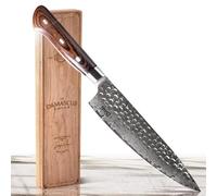 JIKKO® Damascus Edition - Couteau Japonais Gyuto 34 cm en Acier VG-10 | Couteau de Cuisine Japonais Damas 67 Couches - Tranchant Rasoir, Full Tang, Professionnel