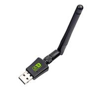 Jiklophg Adaptateur WiFi USB Antenne Adaptateur WiFi USB Carte Adaptateur Wi-Fi Ethernet WiFi Dongle Contrôleur Gratuit pour PC Bureau Portable