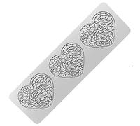 Jikoiuty 1 moule en dentelle pour fondant, chocolat, sucre, décoration de gâteau, cupcake top, fondant, tapis en dentelle, moule en silicone, moule à plateau