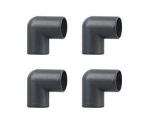 Jikoiuty 4 pièces 42 mm voiture air chauffage conduit conduit conduit sortie de sortie en L forme de coude tuyau d'échappement raccord pour