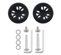 Jikoiuty 50 mm x 12 mm - Roues de rechange pour bagages - Roues de rechange en PU résistantes à l'usure