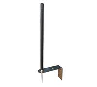 Jikoiuty Antenne noire pour garage, amplificateur de signal sans , répéteur, étanche, 433,92 MHz, antenne de contrôle de portail extérieure