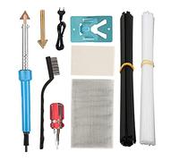 Jikoiuty Kit de soudure plastique 80 W Machine de réparation de pare-chocs de voiture avec 2 pointes de fer à souder Prise européenne