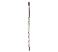 Jikoiuty Kolinsky Sable Lot de 10 pinceaux à ongles en acrylique avec liquide et paillettes Doré rose
