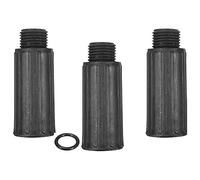 Jikoiuty Lot de 3 bouchons d'huile pour compresseur d'air pièces pour E100087 Filetage noir M15 1,50 mm