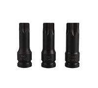 Jikoiuty Lot de 3 clés à douille Torx hexagonales 1/2 T80 T90 T100 - Clé pneumatique - - Facile à utiliser