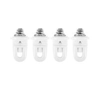 Jikoiuty Lot de 4 clips de fixation pour pare-chocs 407 407SW 607 C5 743712