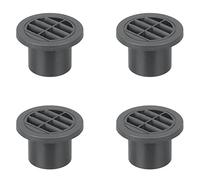 Jikoiuty Lot de 4 embouts de tuyau d'échappement ronds plats pour accessoires de chauffage auxiliaire 60 mm