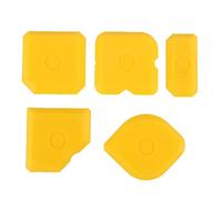 Jikoiuty Lot de 5 grattoirs pour jointoiement - Lissage - Spatule - En silicone - Pour joints, joints, lissage, lissage