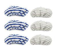 Jikoiuty Lot de 6 coussinets en microfibre pour accessoires de nettoyage Clean & Steam ZR005801, lavables et réutilisables