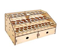 Jikoiuty Organiseur en bois pour 58 bouteilles de peinture