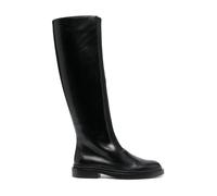Jil Sander - Bottes Hautes Noires Élégantes - Femme - Chaussures - Noir - Taille: 36 EU