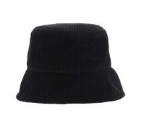 Jil Sander - Chapeau à Bord Côtes en Velours de Coton - Femme - Accessoires - Noir - Taille: S