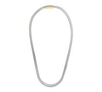 Jil Sander - Collier Chaîne Serpent - Femme - Accessoires - Gris - Taille: ONE Size