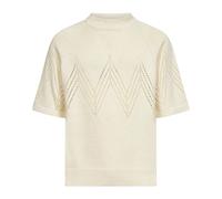 Jil Sander - Cotton Pointelle T-Shirt - Homme - Pulls - Beige - Taille: XL