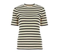 Jil Sander, Femme, Tops, Multicolore, Taille: 38 FR T-Shirt en Coton à Col Rond