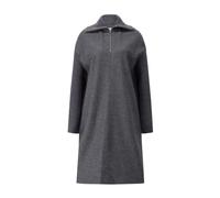 Jil Sander - Fine Wool Midi Dress - Femme - Robes - Gris - Taille: 40 FR