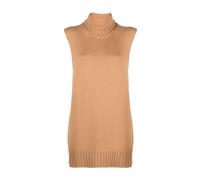 Jil Sander - Gilet en maille de laine - Femme - Pulls - Beige - Taille: 40 FR