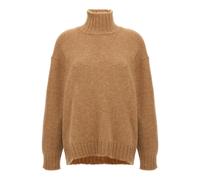 Jil Sander - Pull à Col Montant - Femme - Pulls - Beige - Taille: 42 FR