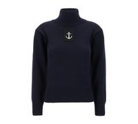 Jil Sander - Pull à Col Montant - Femme - Pulls - Noir - Taille: 36 FR