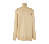 Jil Sander - Pull à col roulé Banane Pâle - Femme - Pulls - Beige - Taille: 36 FR